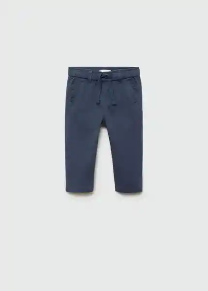 Pantalón Cord7 Azul Talla 69 Niños Mango