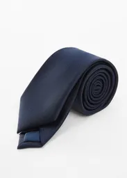 Corbata Basic7 Navy Talla 99 Hombre Mango