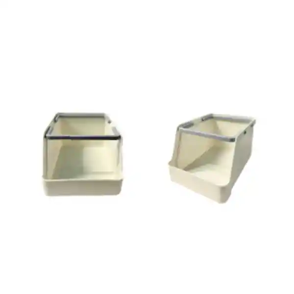 Organizador Plástico de Mesa Gris Miniso