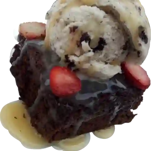 Brownie con Helado