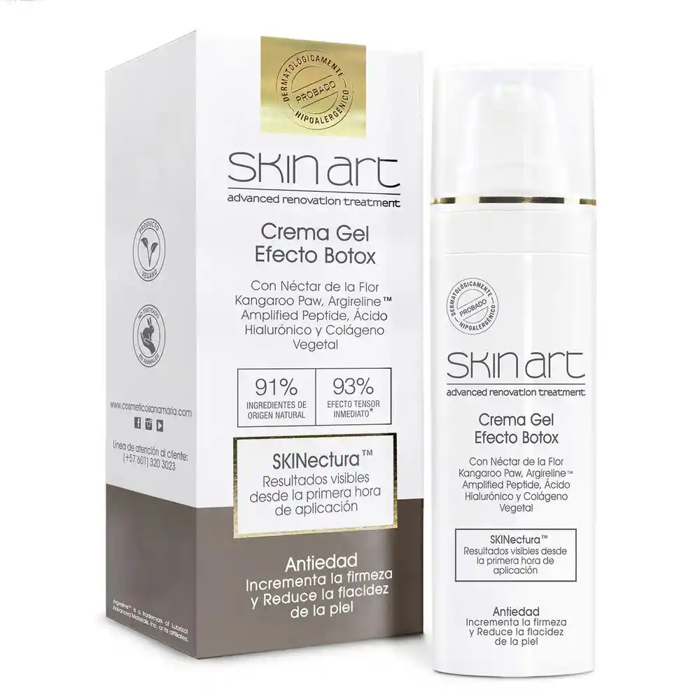 Crema Gel Efecto Botox Skin Art