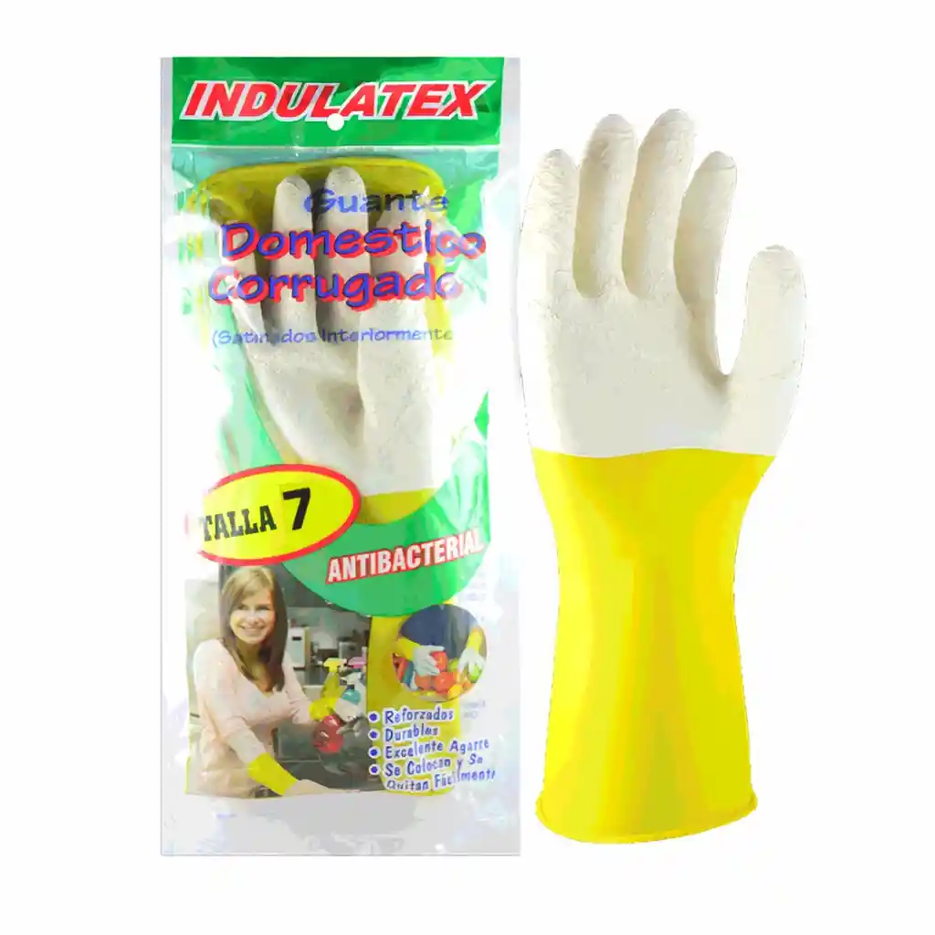 Indulatex Guante Talla 7 Corrugado