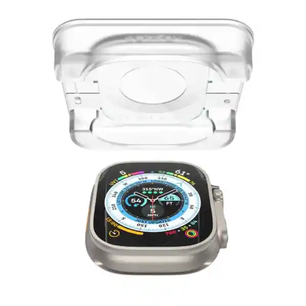 Spigenez Protector de Pantalla Fit Apple Qatch