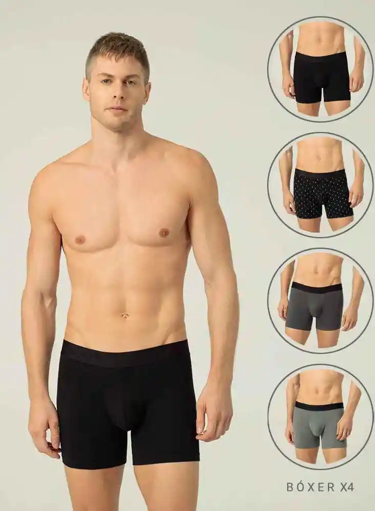 Boxer Ajustado Medio L-surtido 8