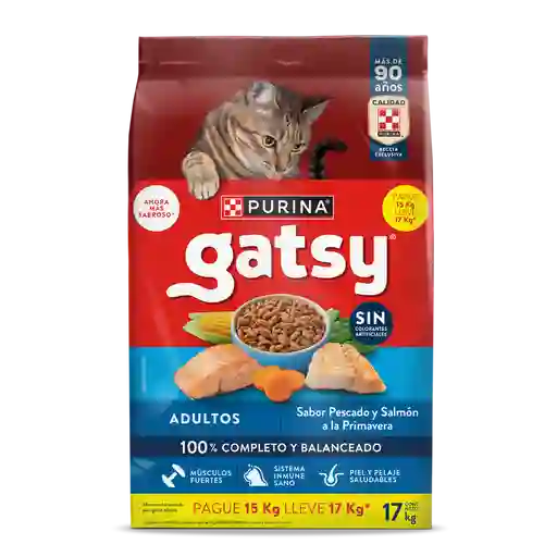 Comida para Gatos Purina Gatsy pescado OFERTA
