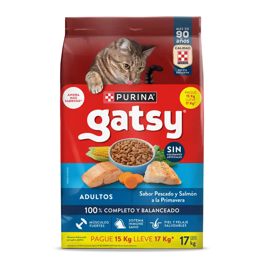 Comida para Gatos Purina Gatsy pescado OFERTA