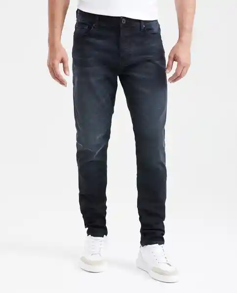 Jean Super Slim Rider - Azul Dark Ultra Oscuro 36/32 Chevignon