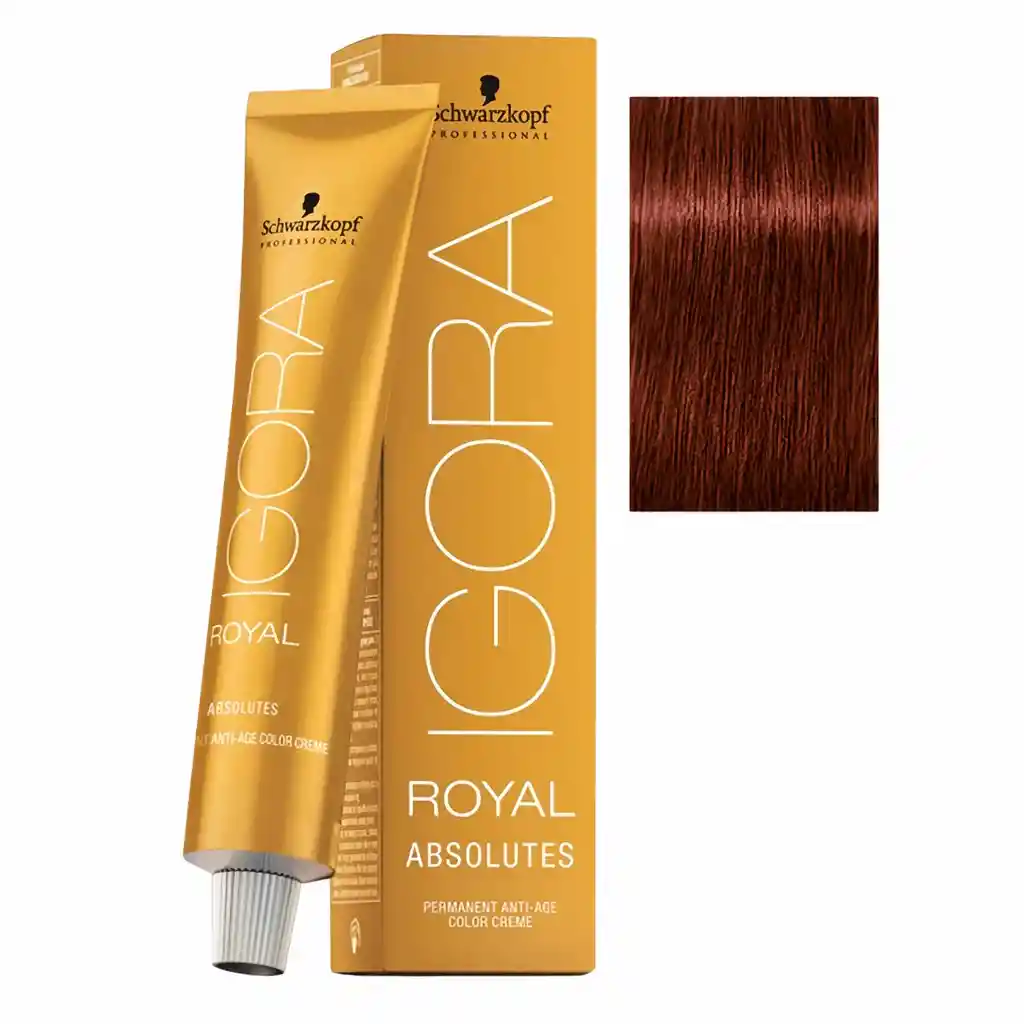 Igora Tinte Absolutes Rubio Oscuro Rojo Natural #6.80 60 mL