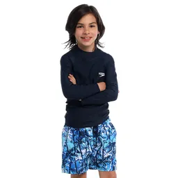 Camiseta Manga Larga Sunshine Firing Wave Junior T 14 Speedo