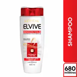 Loreal Paris-Elvive Shampoo Reparación Total 5 Cabello Dañado