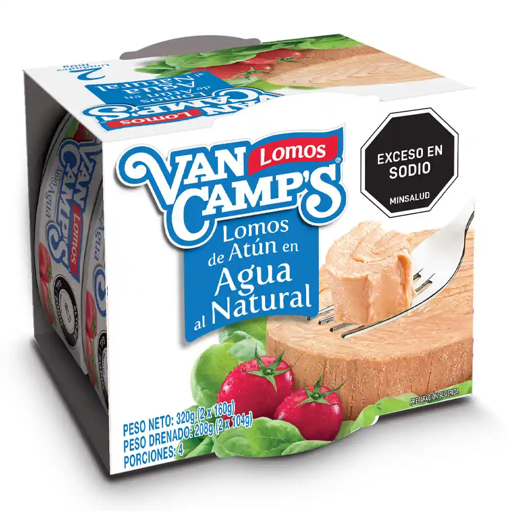 Atun Van Camp´s Agua Packs X2