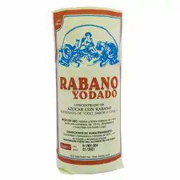 Rabano Yodado Suplemento Concentrado de Azúcar con Rábano