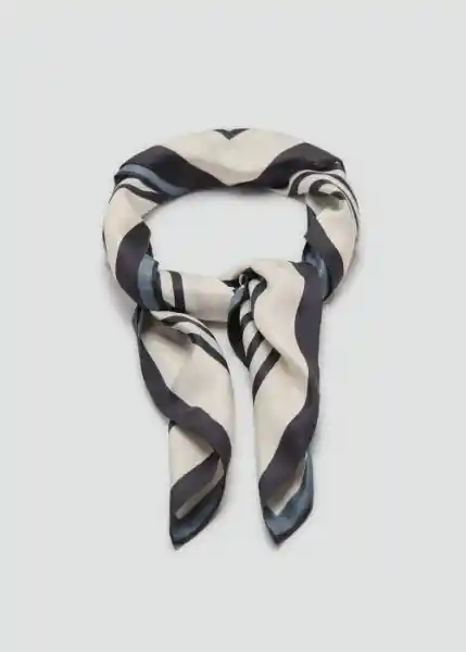 Pañuelo Gea Crudo Talla 99 Mujer Mango