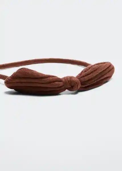 Diadema Pas Marron Talla 99 Niñas Mango