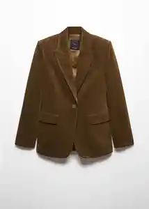 Blazer Americana Malibu Khaki Talla L Mujer Mango