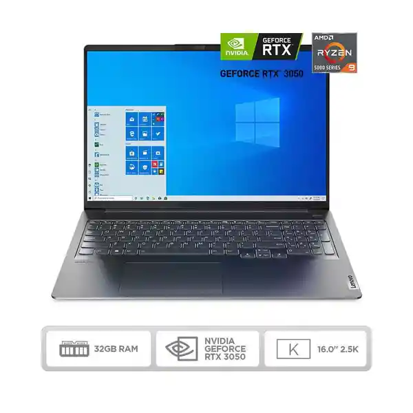 Lenovo Computador IP 5 Pro Amd Ryzen 9 32Gb 1Tb Ssd 16ACH6