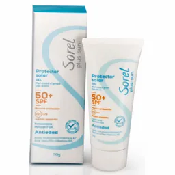 Sorel Plus Sun Protector Solar en Gel Antiedad Spf 50+