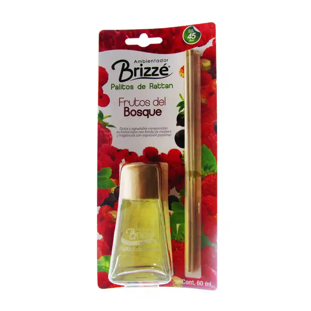 Brizzé Ambientador Palitos de Rattan Frutos del Bosque