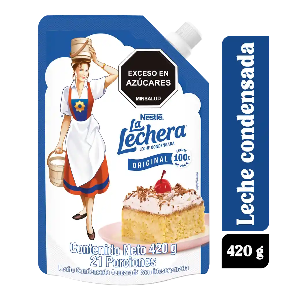 Leche condensada LA LECHERA 420g Doypack