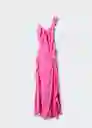 Vestido Nora Fucsia Talla S Mujer Mango