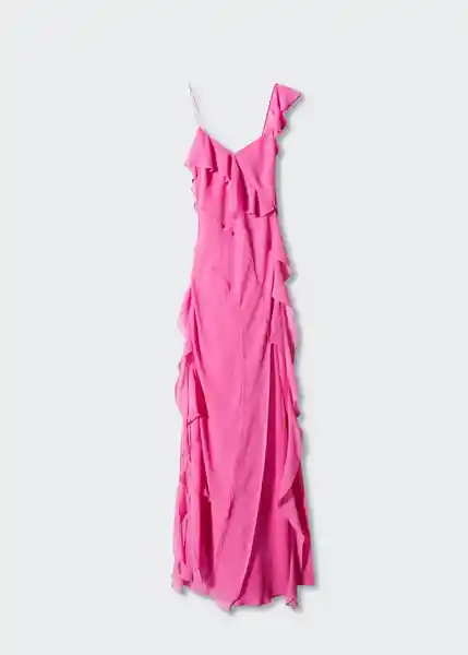 Vestido Nora Fucsia Talla S Mujer Mango