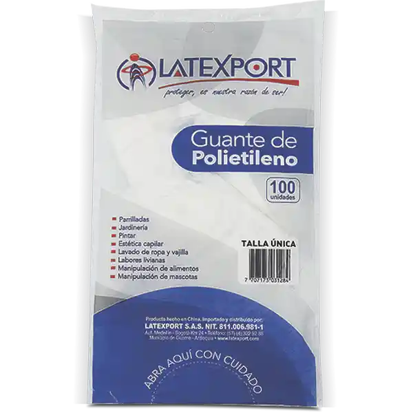 Latexport Guante Polietileno