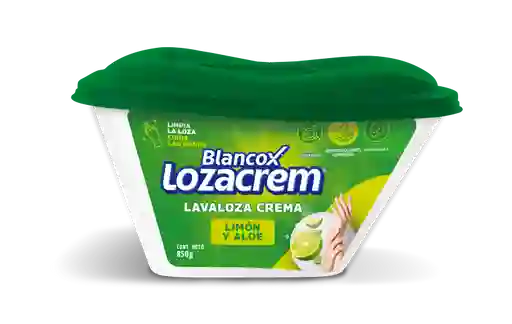 Loza Crem Crema Lavaloza Limón y Aloe 