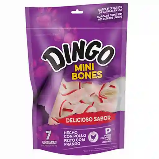 Dingo Snack para Perro Mini Bones Sabor a Pollo