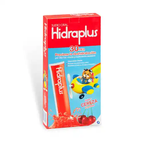 Hidraplus Suero Oral con Sabor a Cereza (30 mEq)