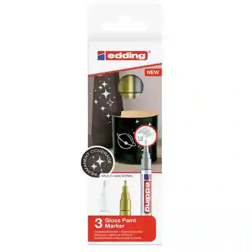 Edding Marcador S Paint Marker Metalizado E7513