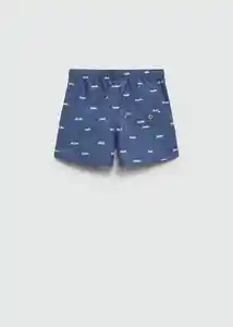 Short Bañador Shoes Navy Talla 07 Niños Mango