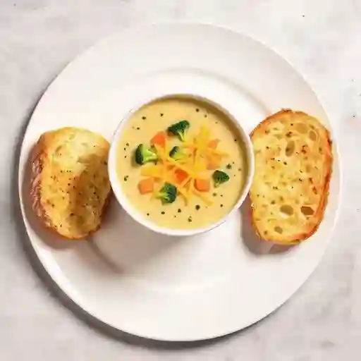 Sopa Primaveral y Cheddar
