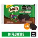 Galletas MILO Choco Intense con granulitos de MILO 10 Unds x 360g