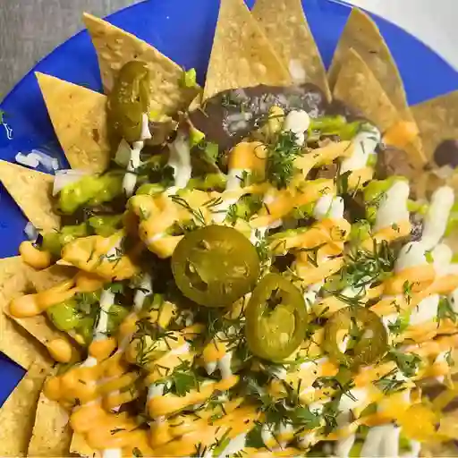 Nachos vegetarianos