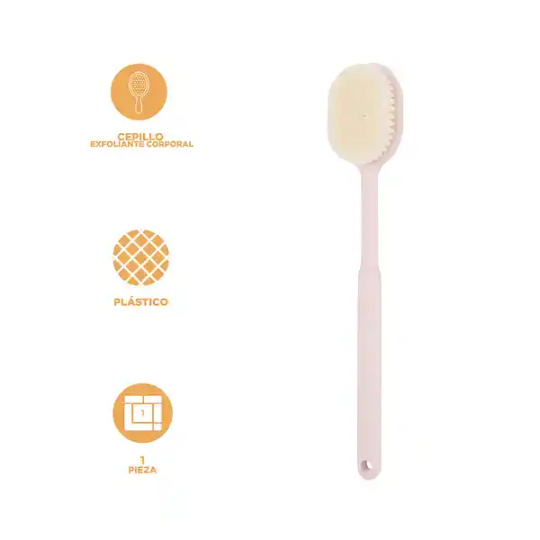 Cepillo Exfoliante Corporal de Mango Largo Miniso