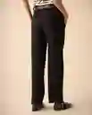 Pantalón Negro Puro Ultraoscuro Talla 12 431G200 Esprit