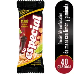 La Especial Maní Sabor a Limón y Pimienta