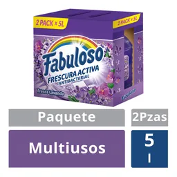 Fabuloso Limpiador Multiusos Antibacterial Aroma Fresca Lavanda 