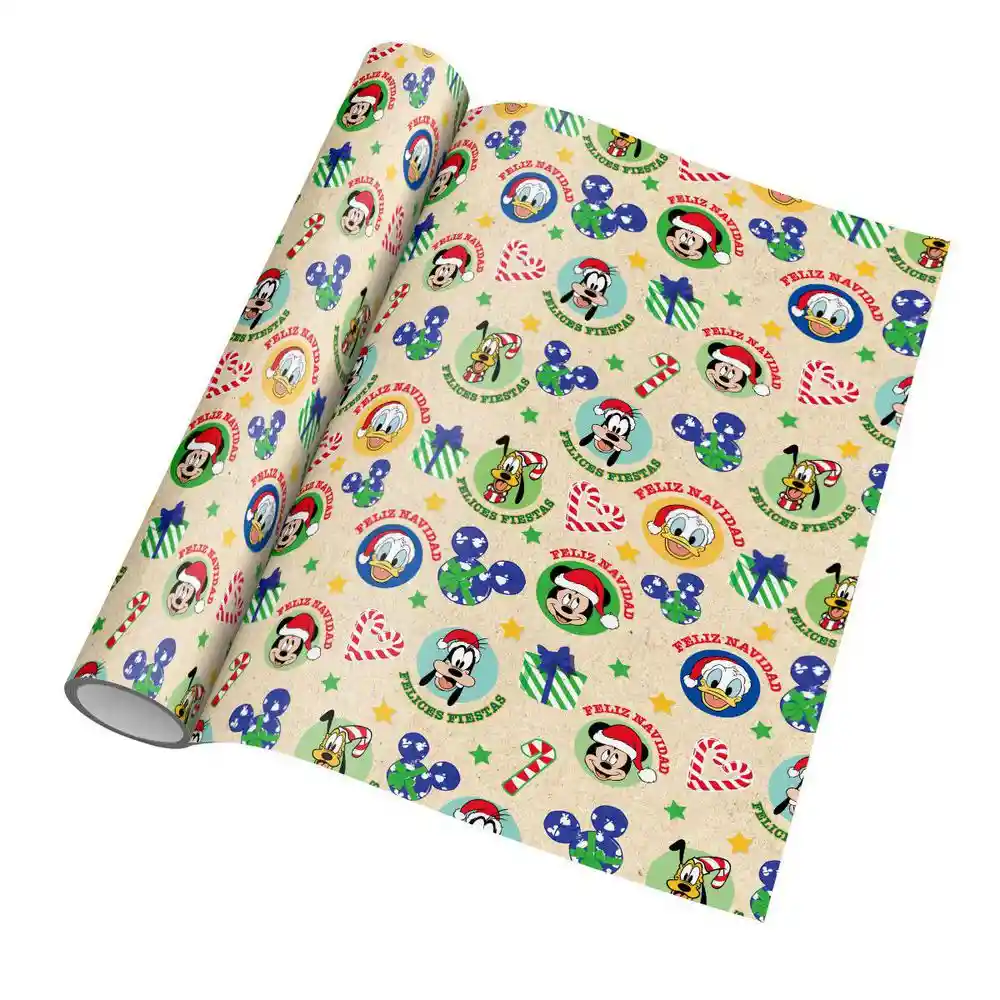 Rollo de Papel Regalo Navidad Disney Kraft Display Primavera 3755007