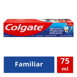 Crema Dental Colgate Máxima Protección Anticaries 75 ml