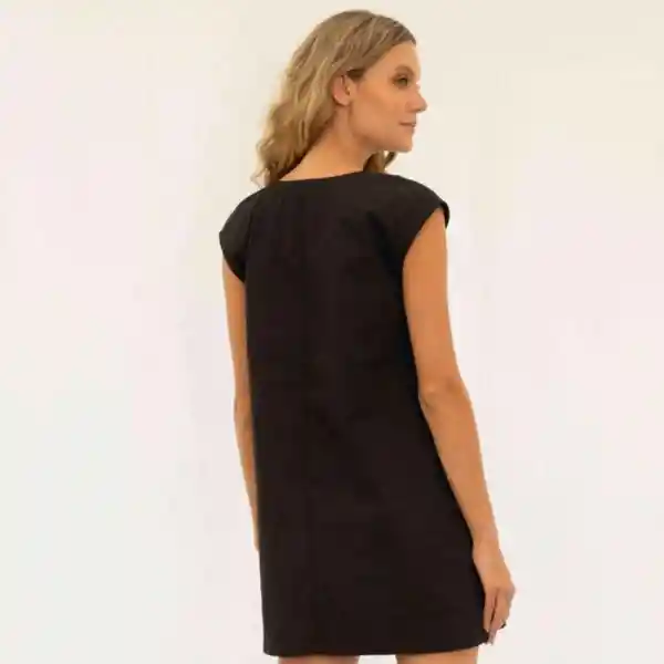 Vestido Corto Madison Negro Xs