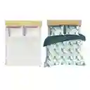 Set Edredon +semijuegocama Finlandek Basic Esencial Doble (140 X 190 Cm) Poliéster Delia