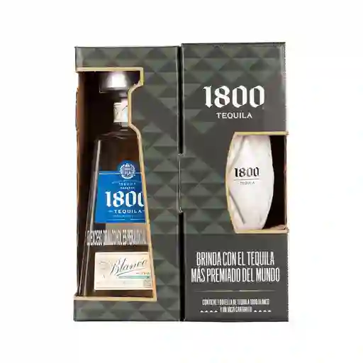 Tequila 1800 Silver Gratis Cantarito (750 Ml)