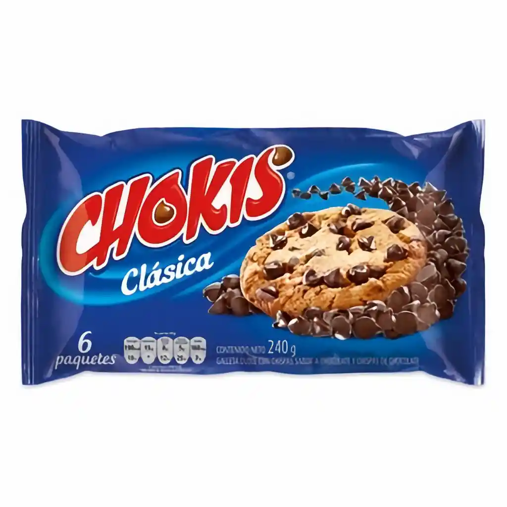 Chokis galletas con chips de chocolate