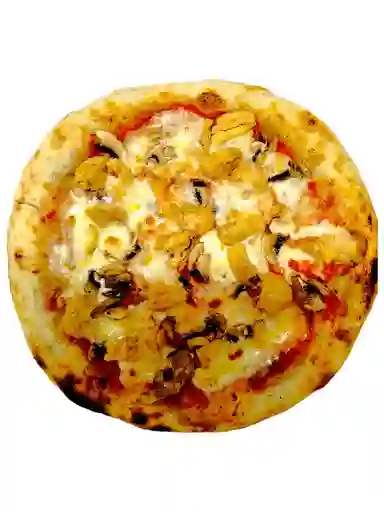 Pizza pollo champiñón personal 24 cm