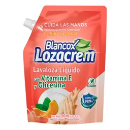 Lavaloza Loza Crem Líquido Vitamina e Glicerina (200 Ml)