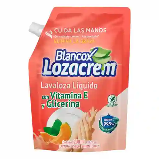 Lavaloza Loza Crem Líquido Vitamina e Glicerina (200 Ml)