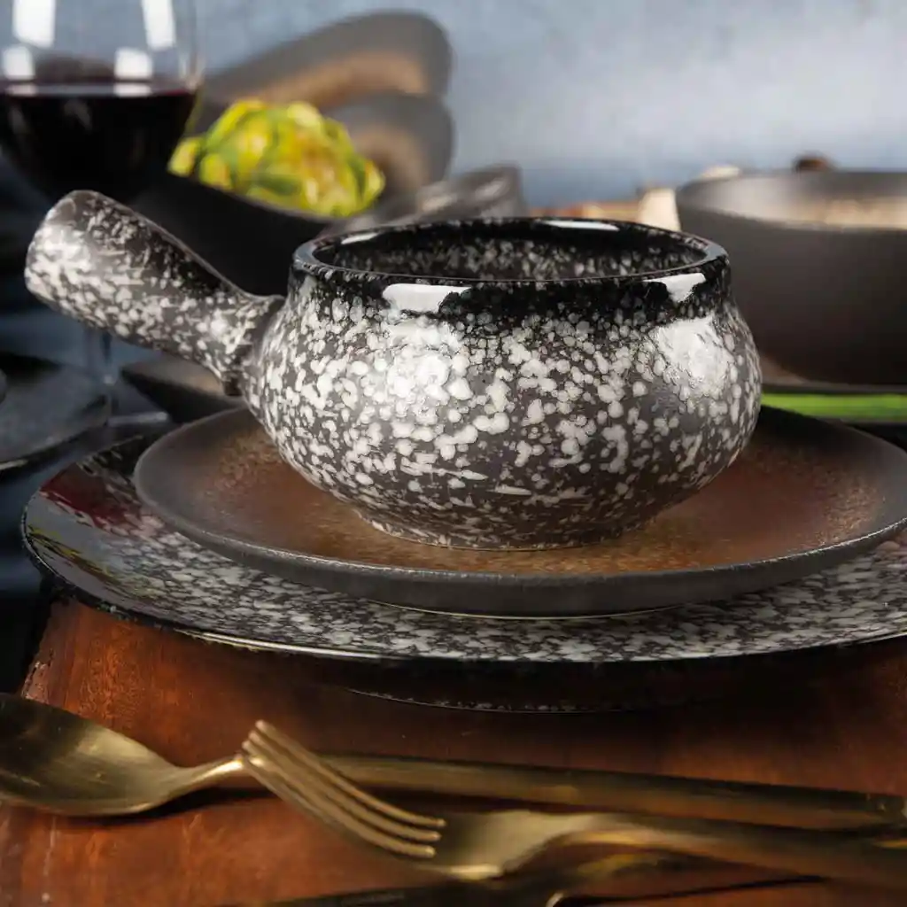 Ambiente Gourmet Plato Granito Gris 20 cm