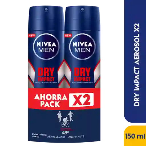 Nivea Men Antitranspirante Dry Impact en Aerosol