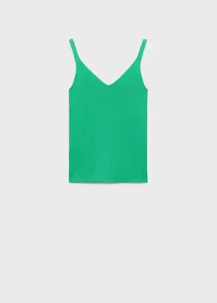 Top Gym Verde Talla S Mujer Mango
